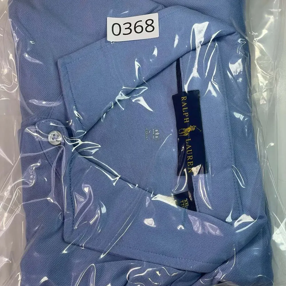 Ralph Lauren Performance Wicking Short Sleeve Polo Shirt Light Blue XXL